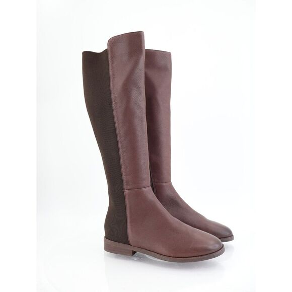 Gentle Souls Emma Women Knee High Brown Riding Boots Size 6.5 M Stretchy Zip up - Picture 3 of 12